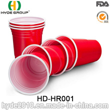 Werbe Einweg-Double Color Party rot Solo Cup